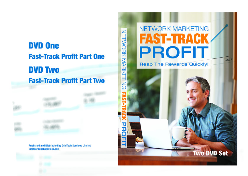 DVD wrap for Fast Track 
 DVDs for an online marketing program 
 Keywords: DVD, DVDs, wrap, insert, slipcase, packaging