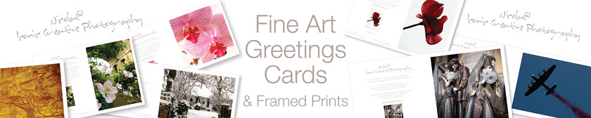 Iconic Creative display banner 
 Exhibition banner for Iconic Creative's range of photographic greetings cards. 
 Keywords: banner, display, exhibition, fine art, greetings cards, photography, photographic, card