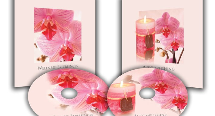 DVD and slipcase design and photography for an Italian Wellness Spa 
 DVDs and Slipcases for a health spa 
 Keywords: DVD discs, packaging, slip case, slip cover, DVD case