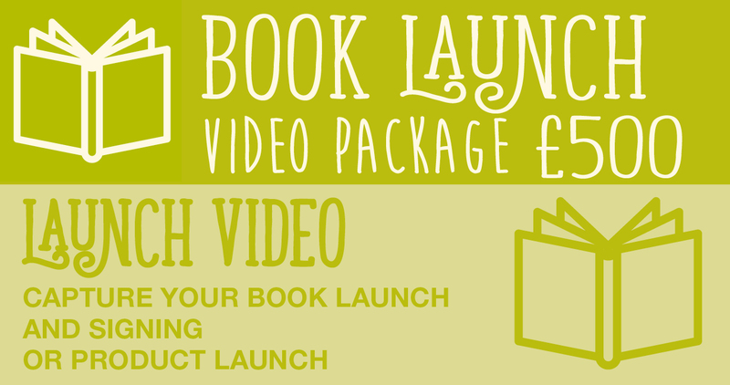 Book or Product Launch video package